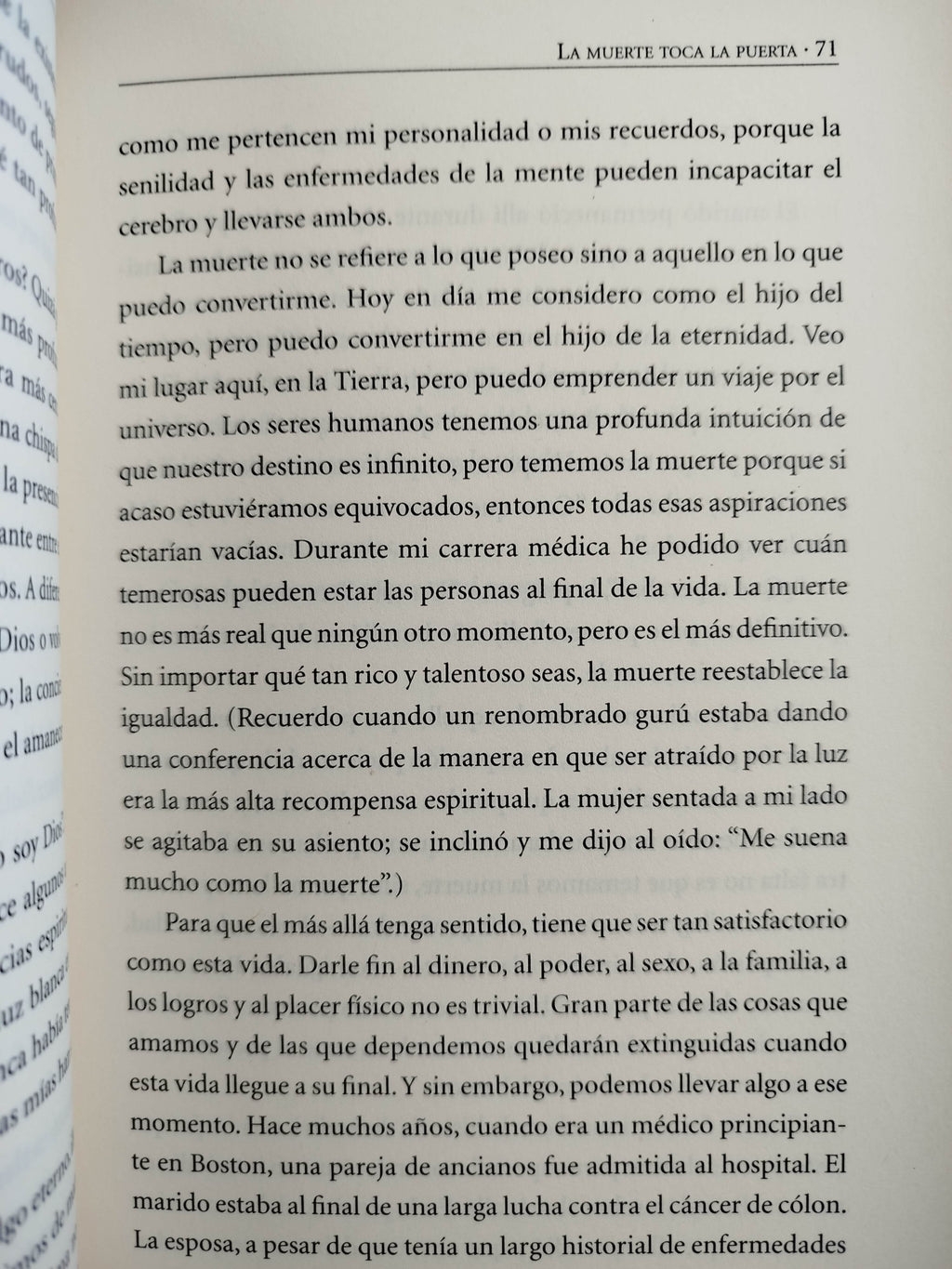 Jamás moriremos by Deepak Chopra