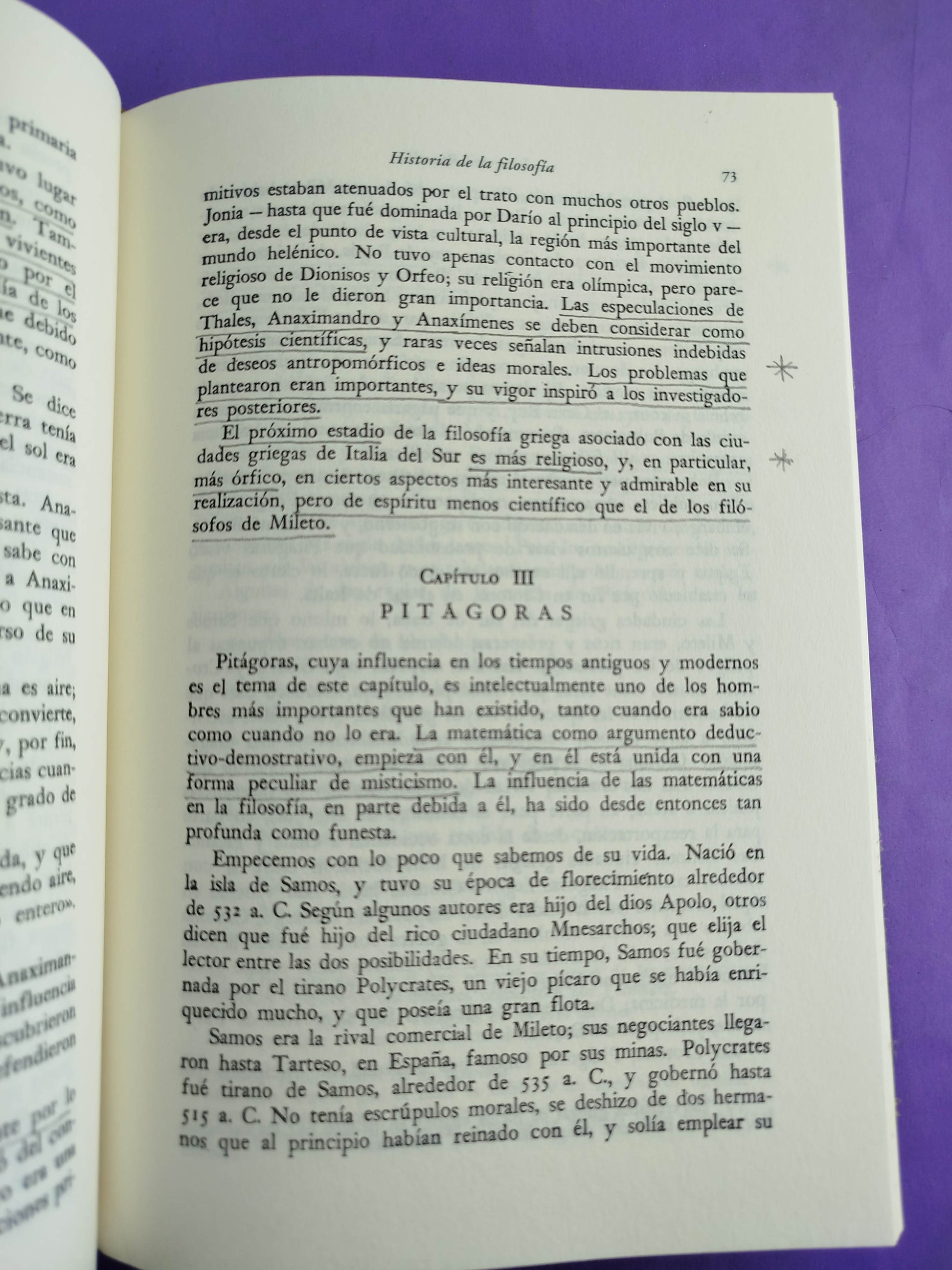 Historia de la filosofía by Bertrand Russell