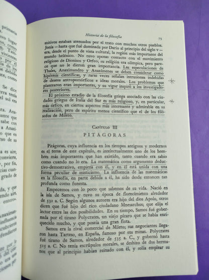 Historia de la filosofía by Bertrand Russell