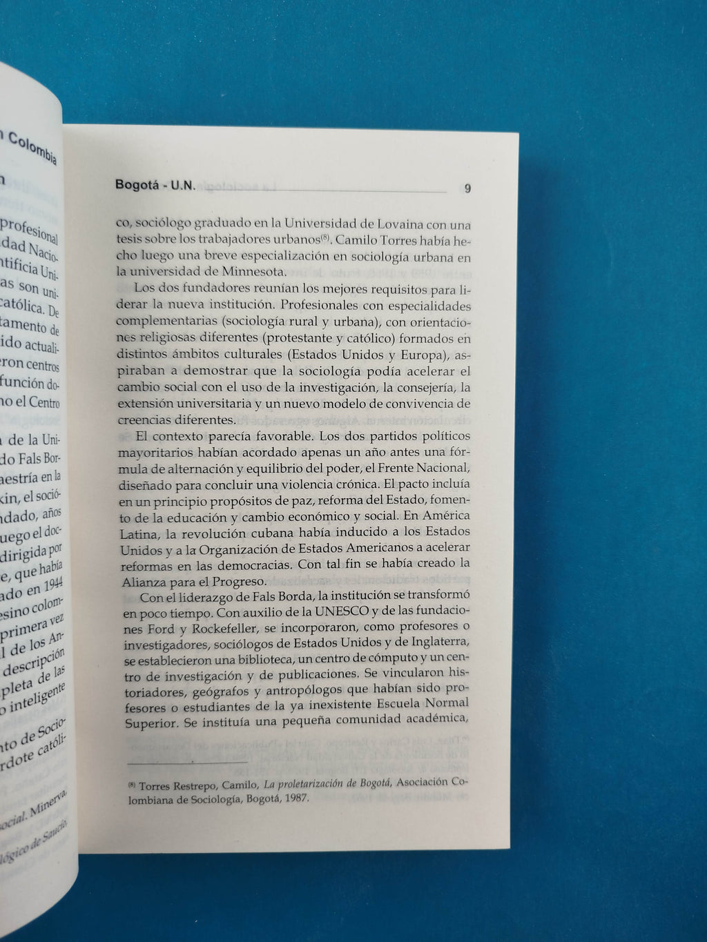 La Sociologia En Colombia by Asociacion Colombiana de Sociologia