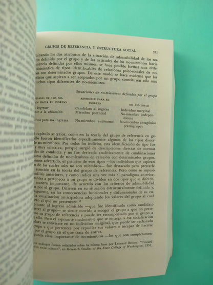 Teoría y Estructura Sociales