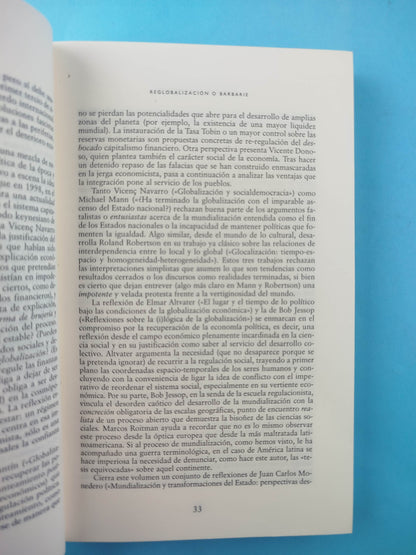 Cansancio Del Leviatán: Problemas Políticos En La Mundialización