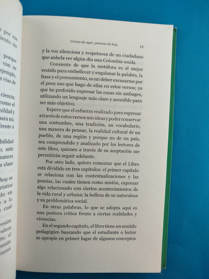 Versos de Ayer Poemas de Hoy