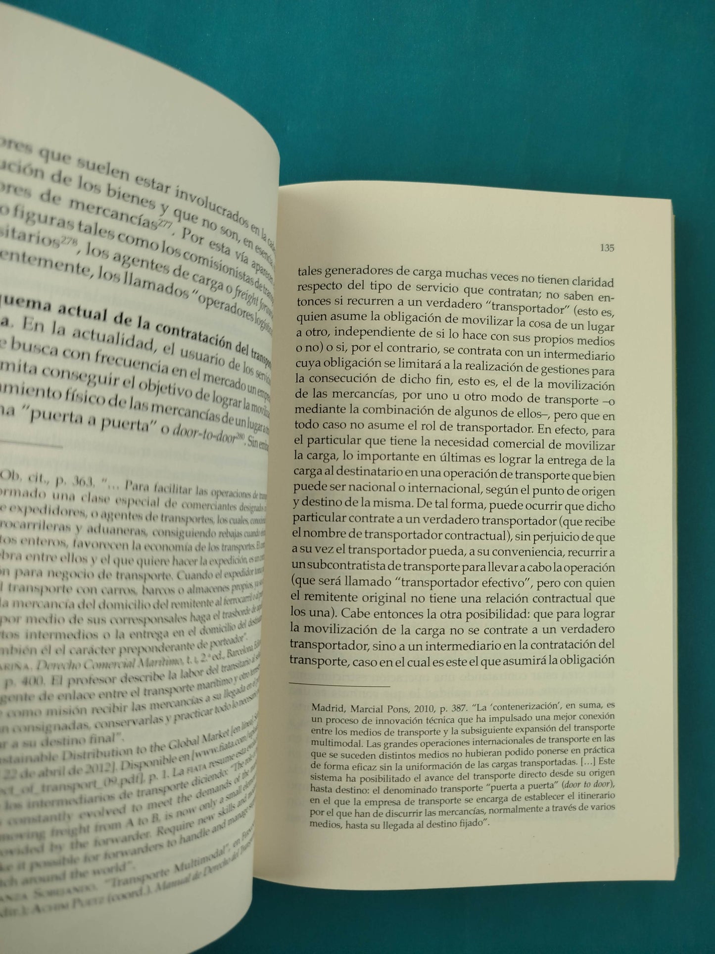 Aspectos legales de la logística comercial y los contratos de servicios logísticos