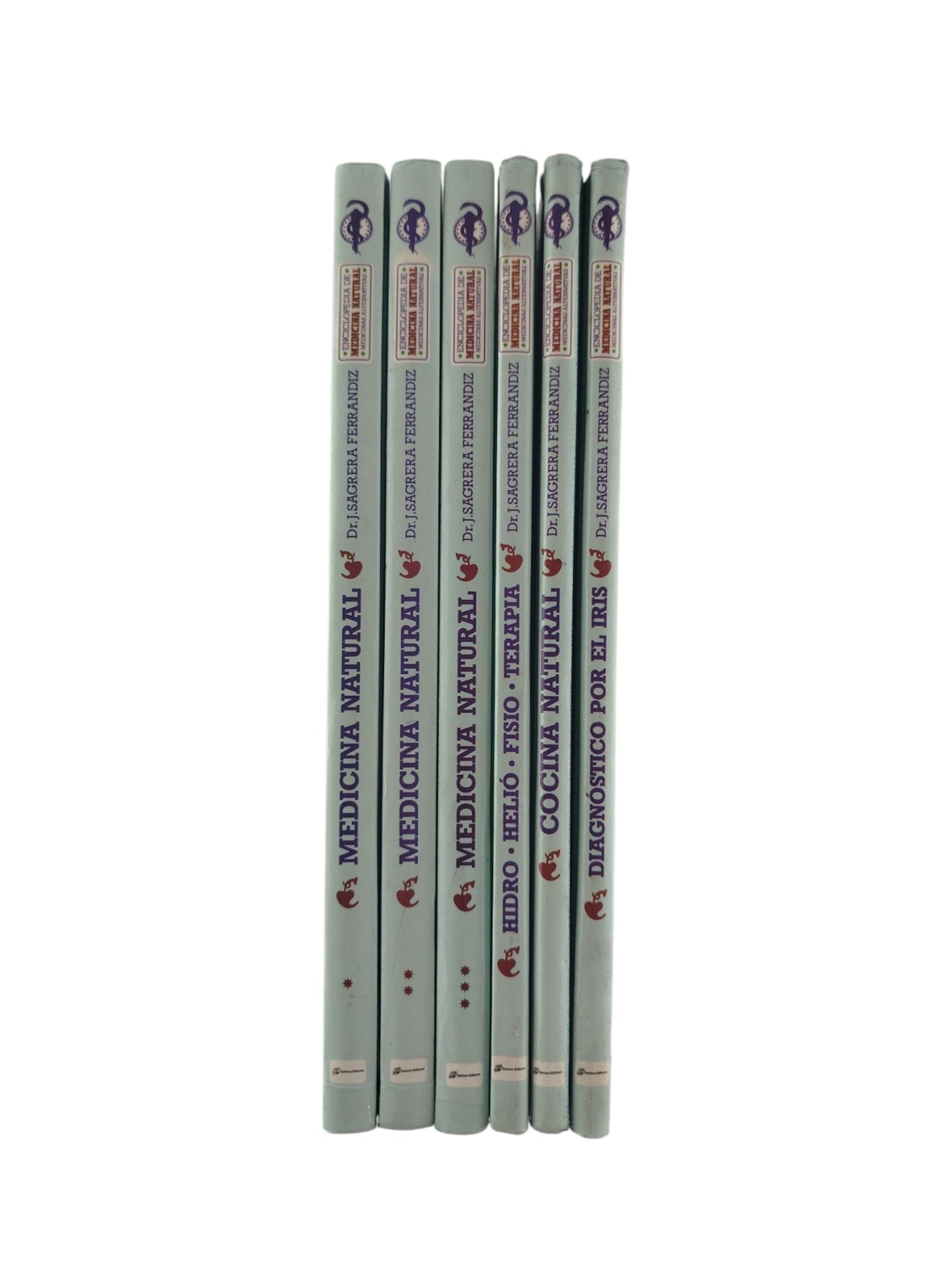 Enciclopedia de medicina natural 6 tomos