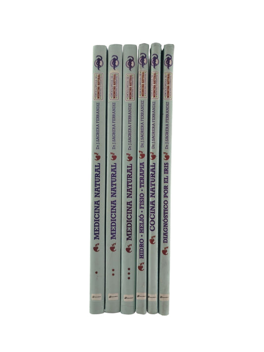 Enciclopedia de medicina natural 6 tomos
