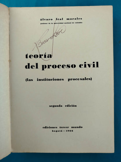 Teoría del proceso civil 2da ed