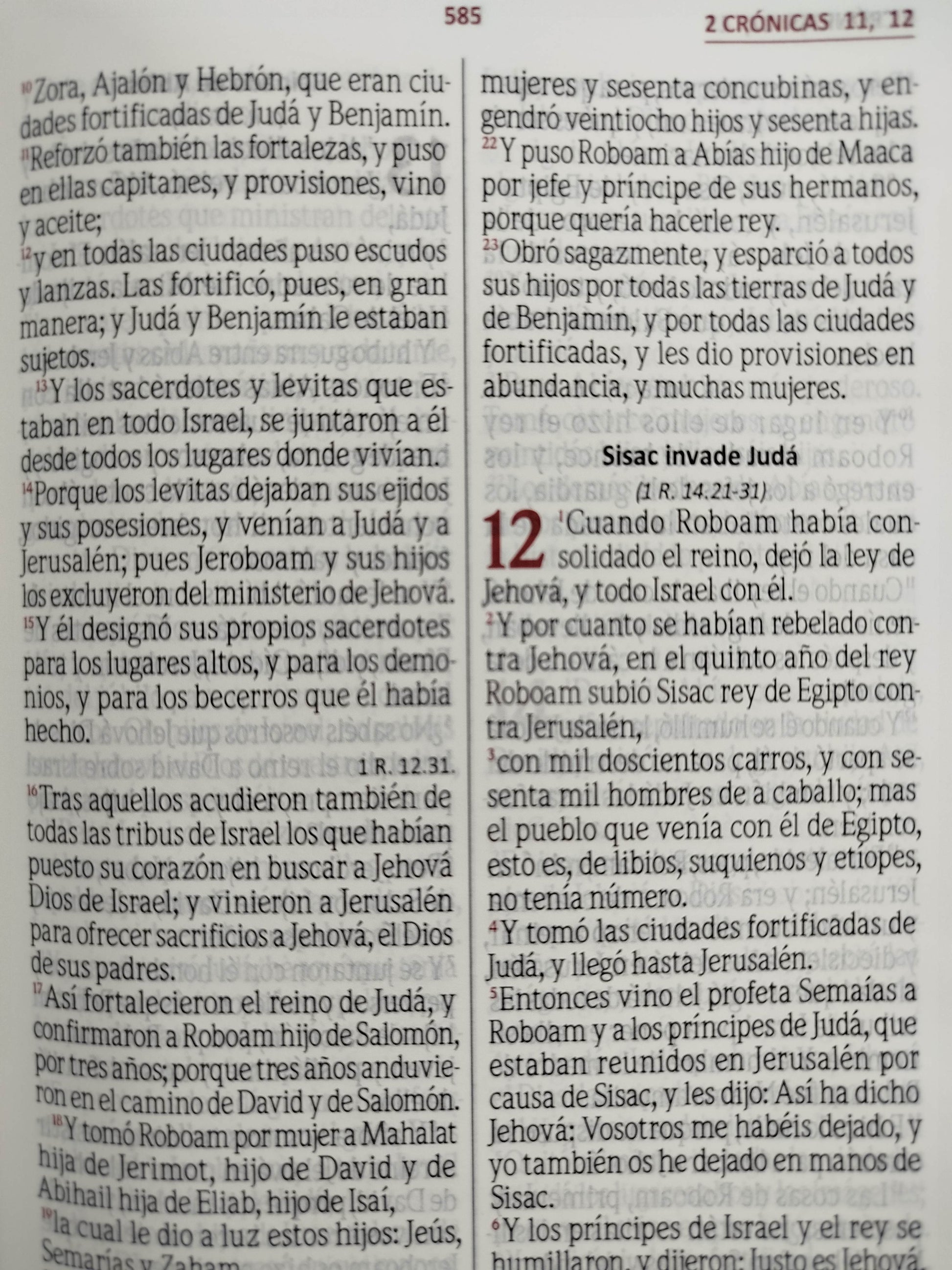 Biblia rvr letra grande roja borde plateado e índice by Reina valera 1960