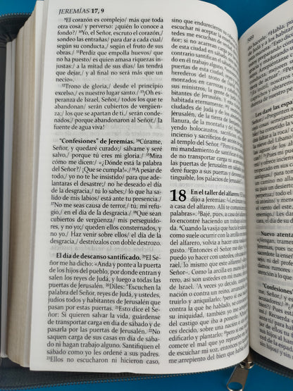 La sagrada biblia de américa estuche gris