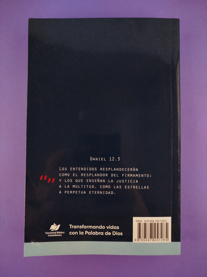 Biblia rvr 1960 misionera azul oscuro