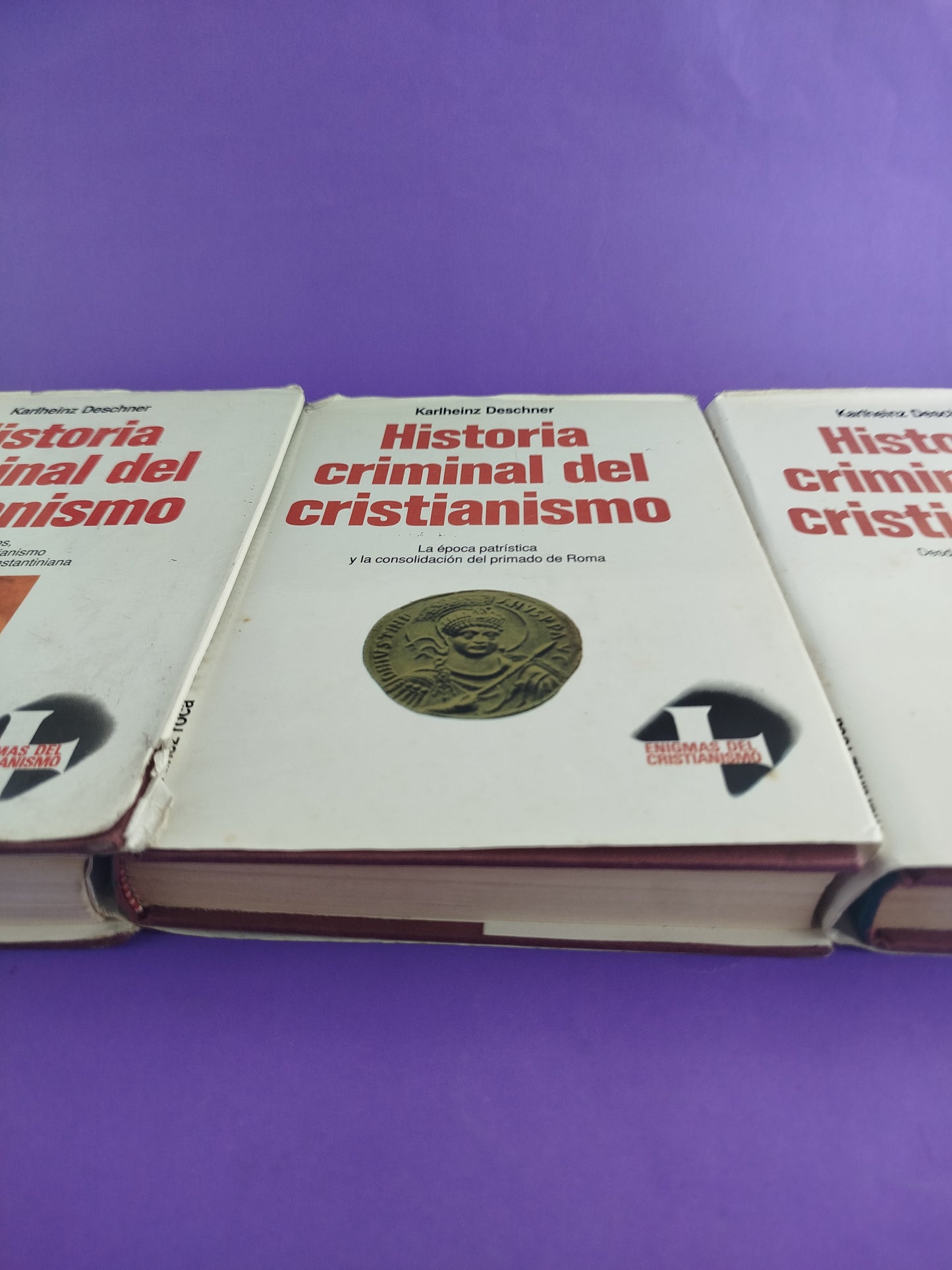 Historia criminal del cristianismo 9 tomos tapa dura by KarlHeinz Deschner