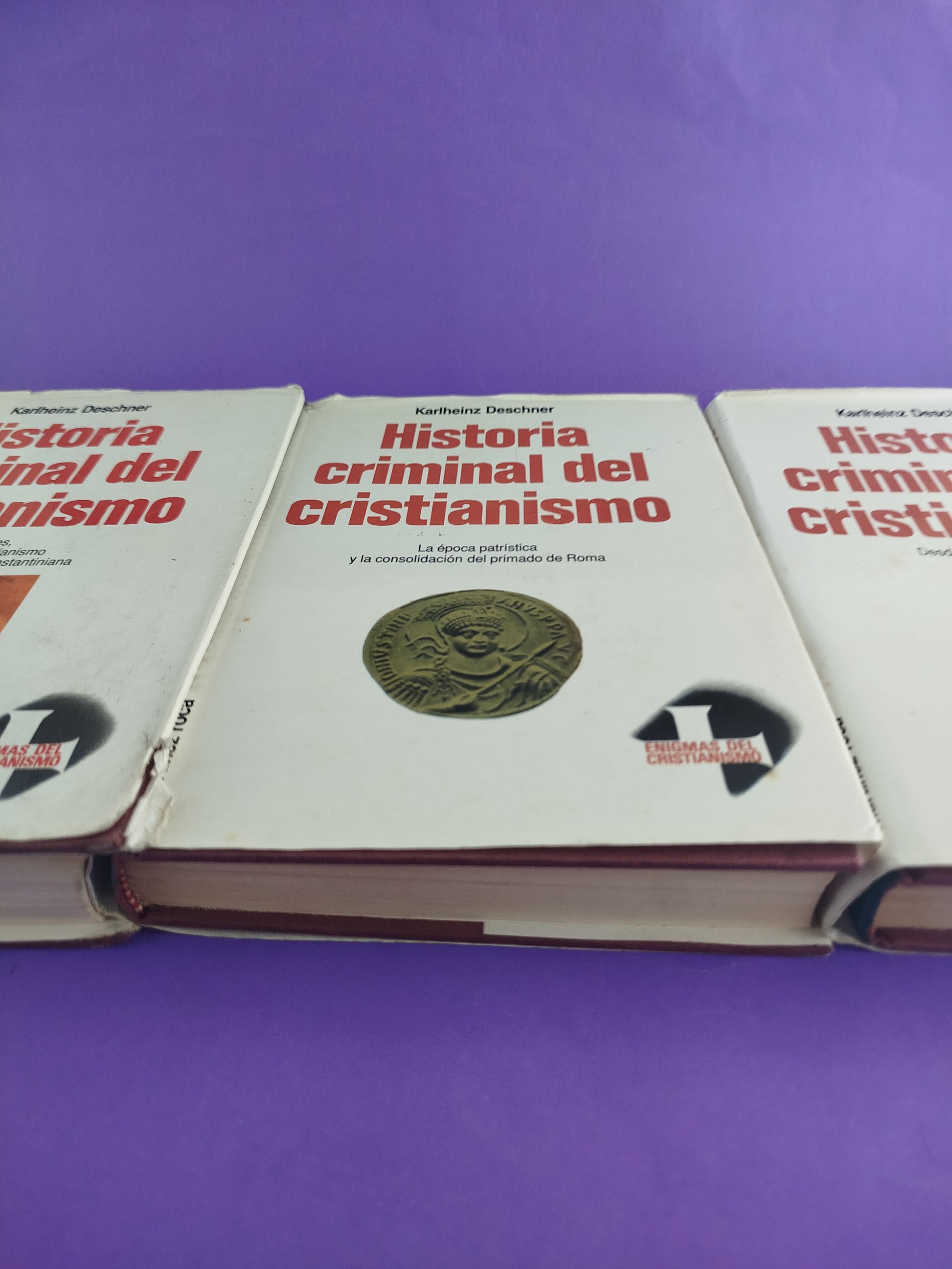 Historia criminal del cristianismo 9 tomos tapa dura by KarlHeinz Deschner