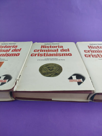 Historia criminal del cristianismo 9 tomos tapa dura by KarlHeinz Deschner