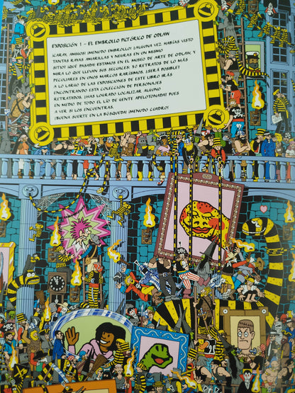 ¿Dónde está wally? ¡a la caza del cuadro escondido!