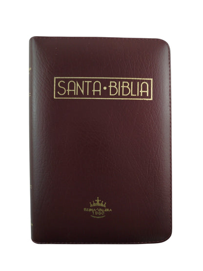 Biblia rvr 1960 vinotinto letra grande canto blanco by Reina Valera 1960