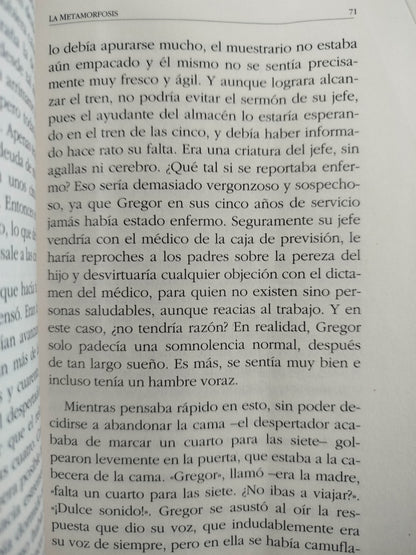 La Metamorfosis la condena en la colonia penitenciaria by Franz Kafka