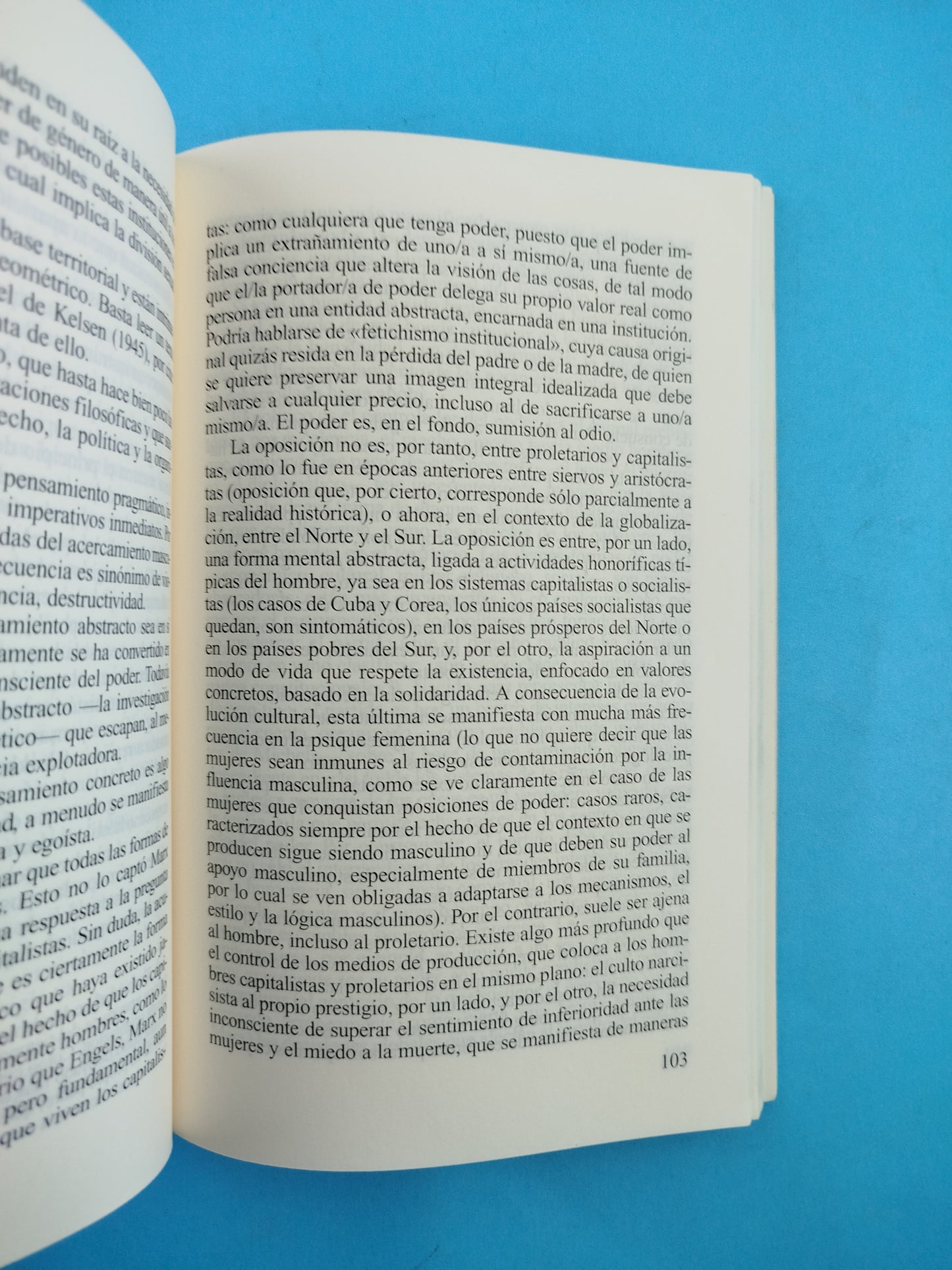 Género, espacio y poder para una crítica de las Ciencias Políticas