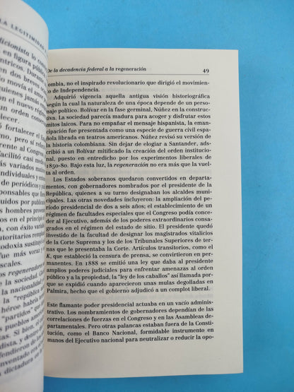 Entre Legitimidad y la violencia Colombia 1875-1994 by Marco Palacios