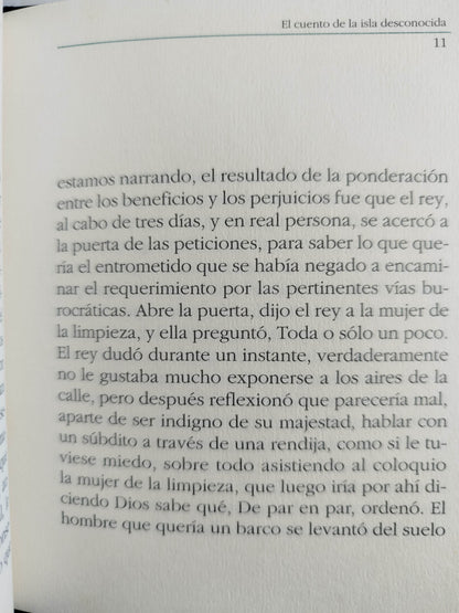 El cuento de la isla desconocida by Jose Saramago
