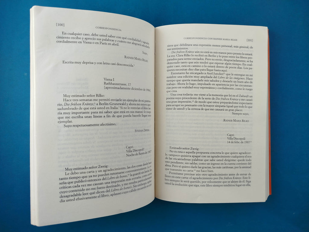 Correspondencia Con Sigmund Freud, Rainer Maria Rilke y Arthur Schnitzler: 1 by Stefan Zweig