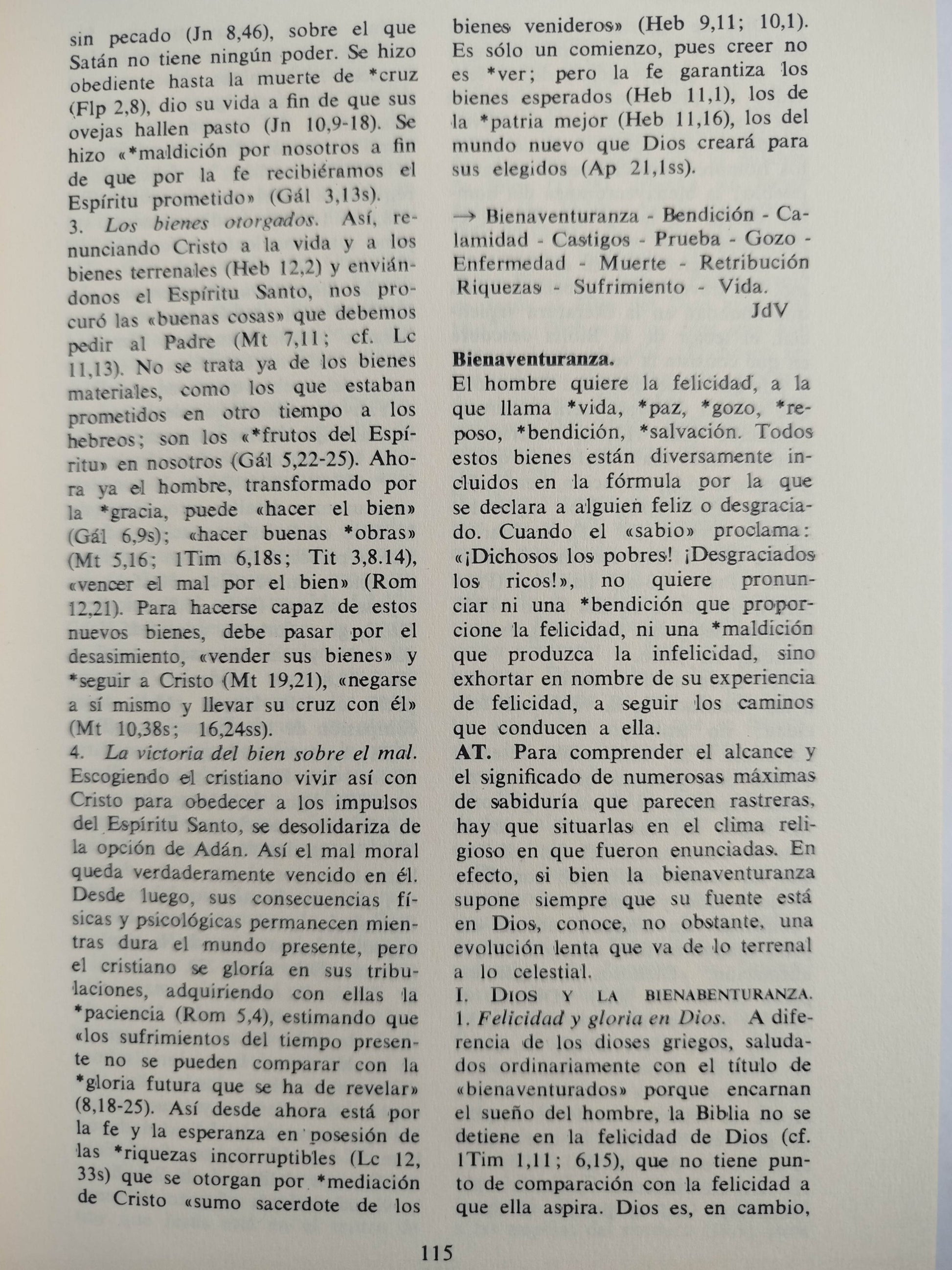 Vocabulario de teología bíblica by X Leon Dufour