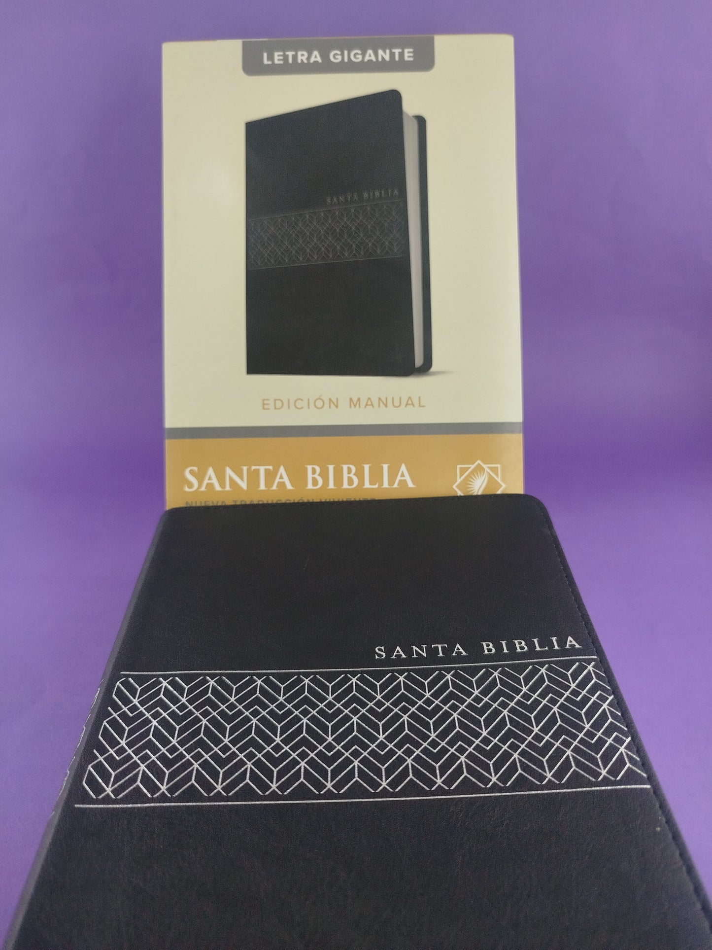 Biblia ntv letra gigante edición manual sentipiel negra by Nueva Traducción Viviente