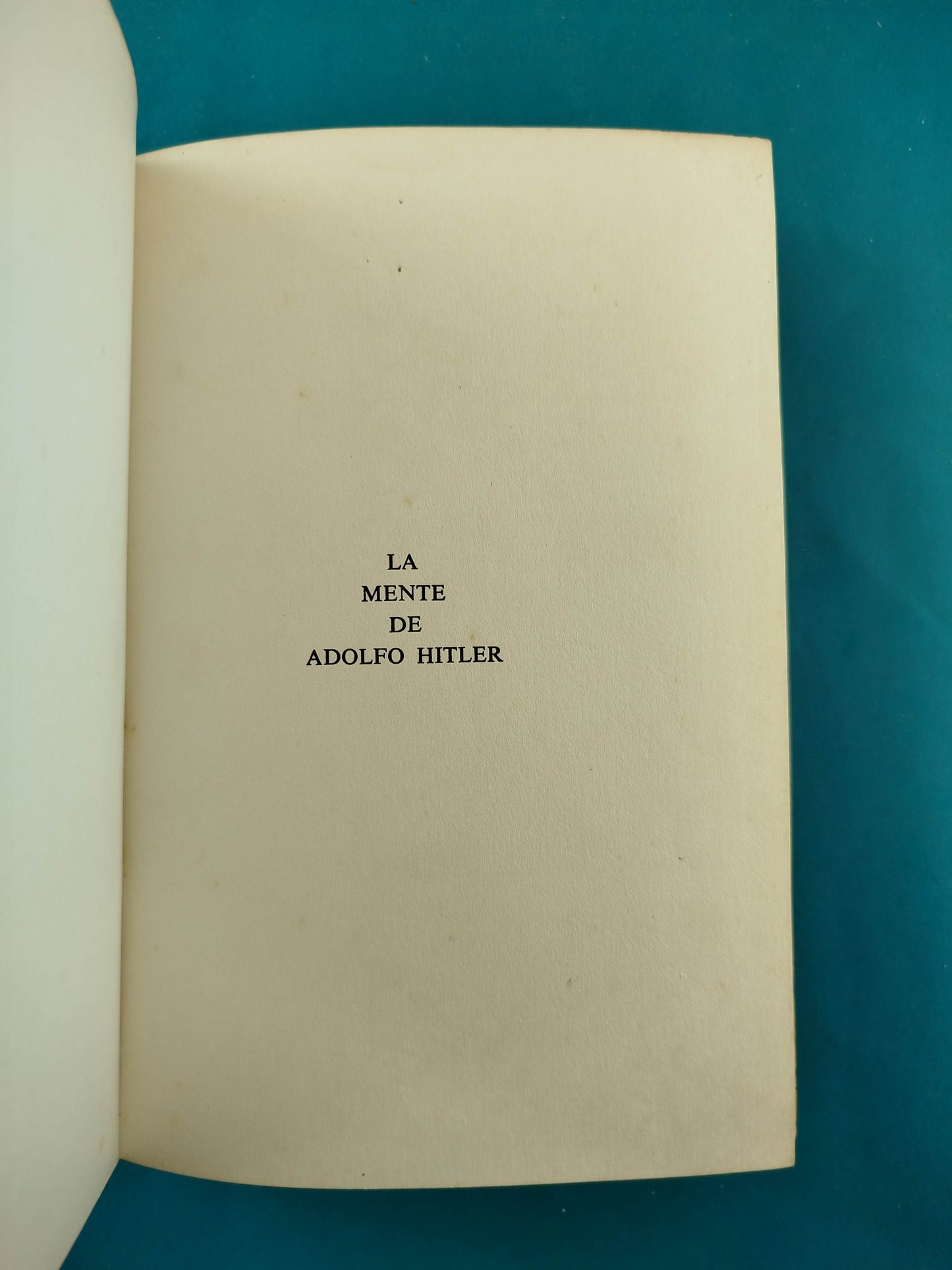 La mente de hitler
