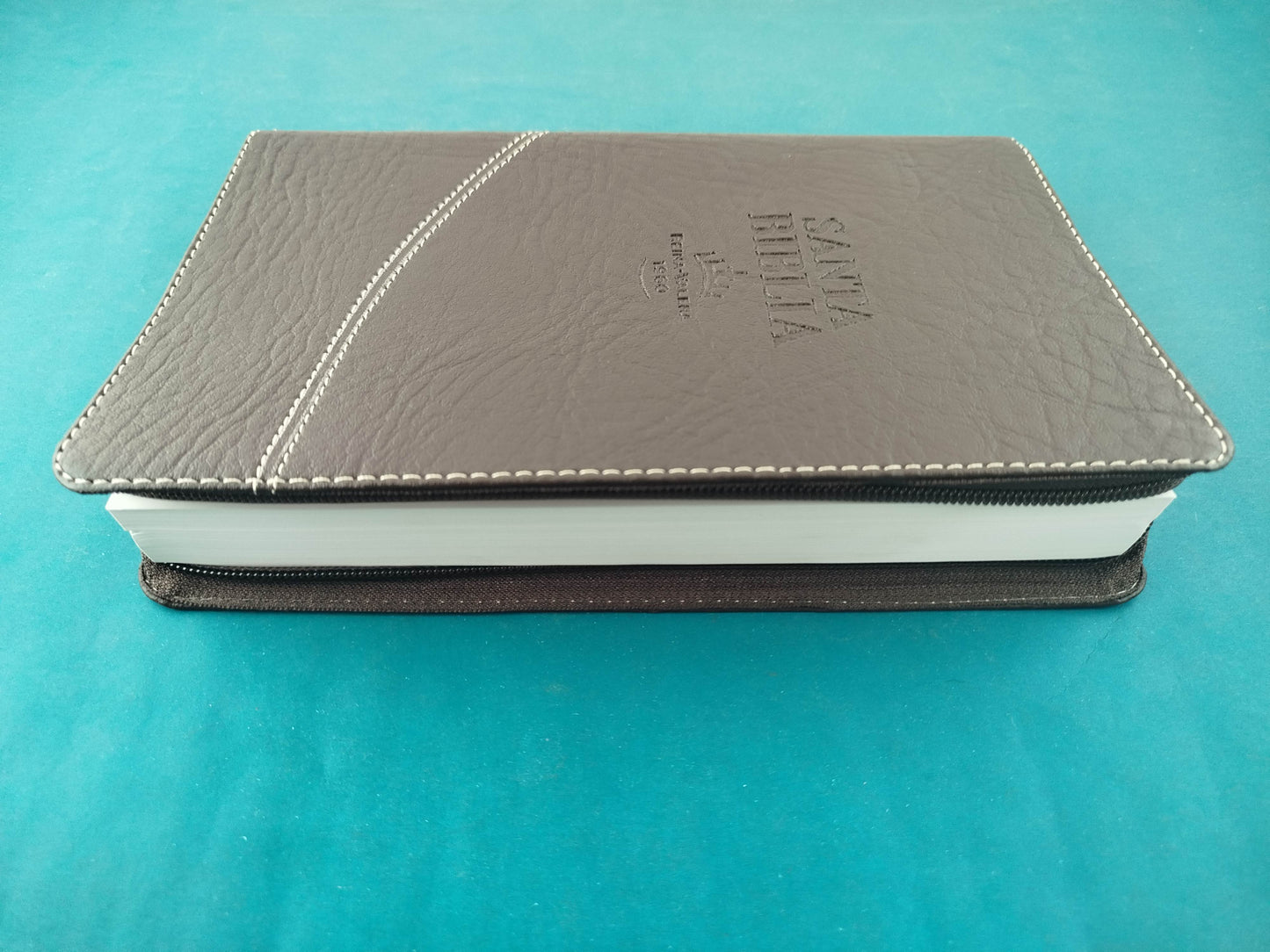 Biblia rvr 1960 letra grande estuche café