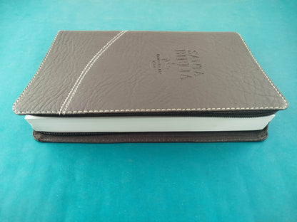 Biblia rvr 1960 letra grande estuche café