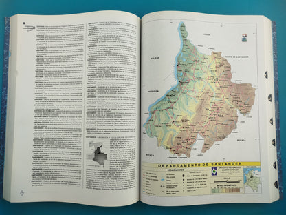 Diccionario Geográfico de Colombia. 4 Tomos