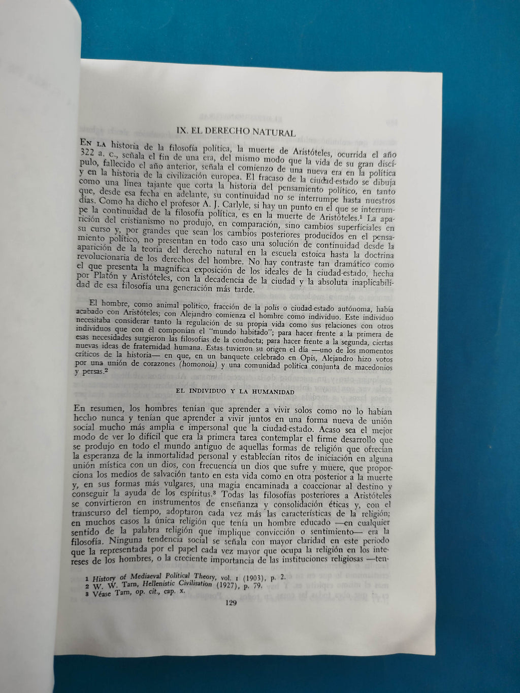 Historia de La Teoría Política by George H. Sabine