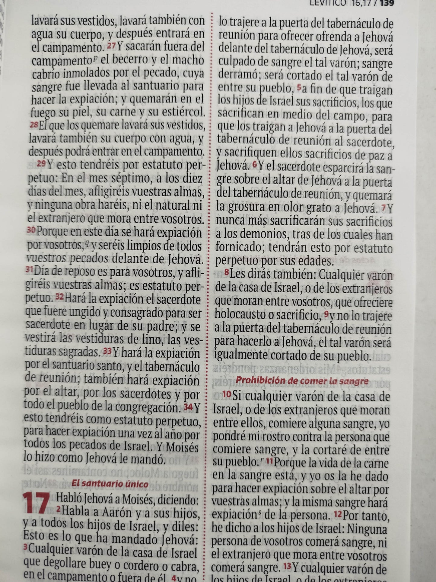 Biblia RVR 1960 letra grande lila - blanco by Reina Valera 1960