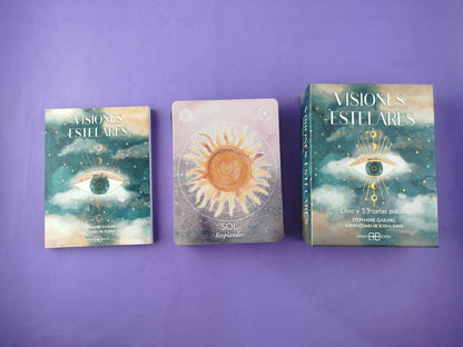 Visiones estelares Libro y 53 cartas oráculo