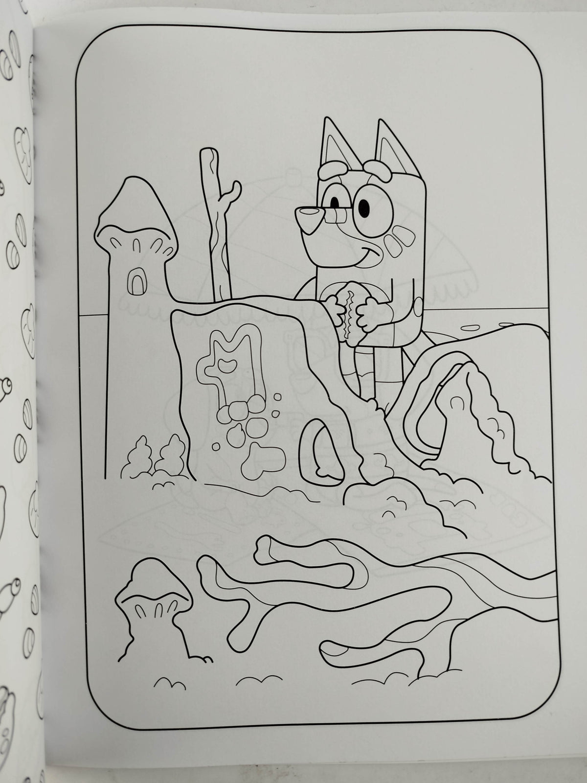 Bluey Hurra Playa Libro para colorear by Bluey