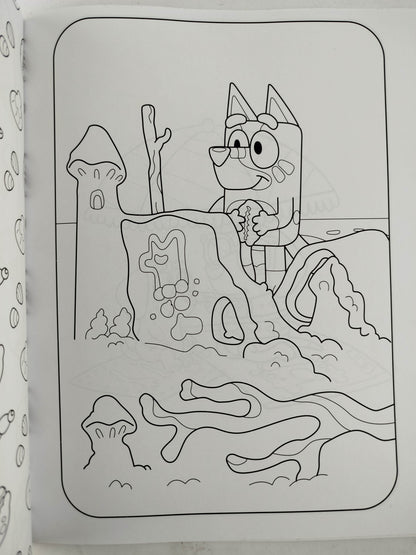 Bluey Hurra Playa Libro para colorear by Bluey