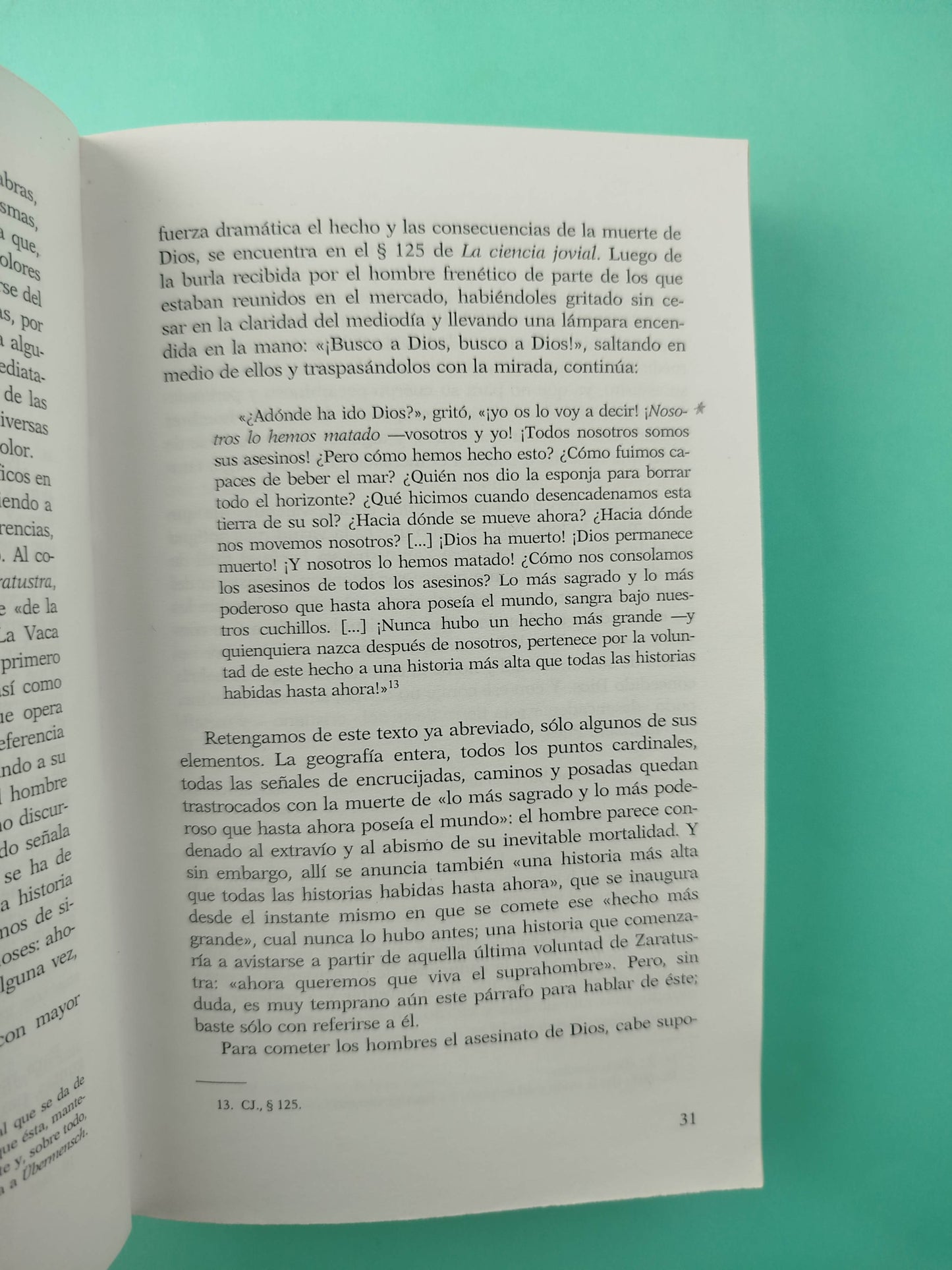 Nietzsche, un pensador póstumo: El cuerpo como centro de gravedad