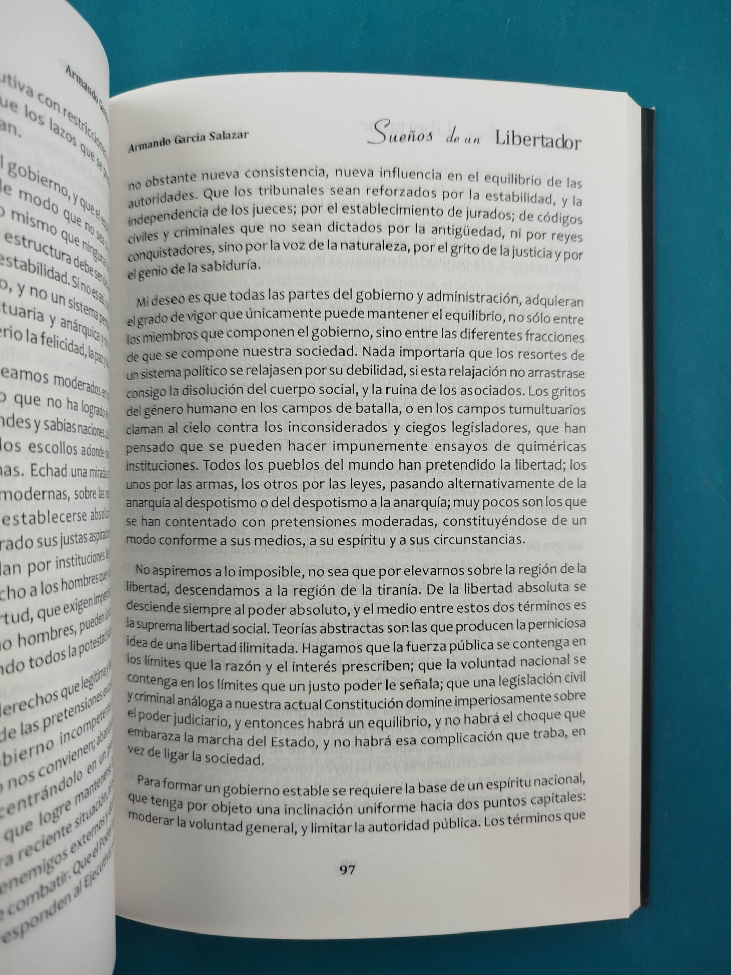Sueños de un libertador tomo I y III
