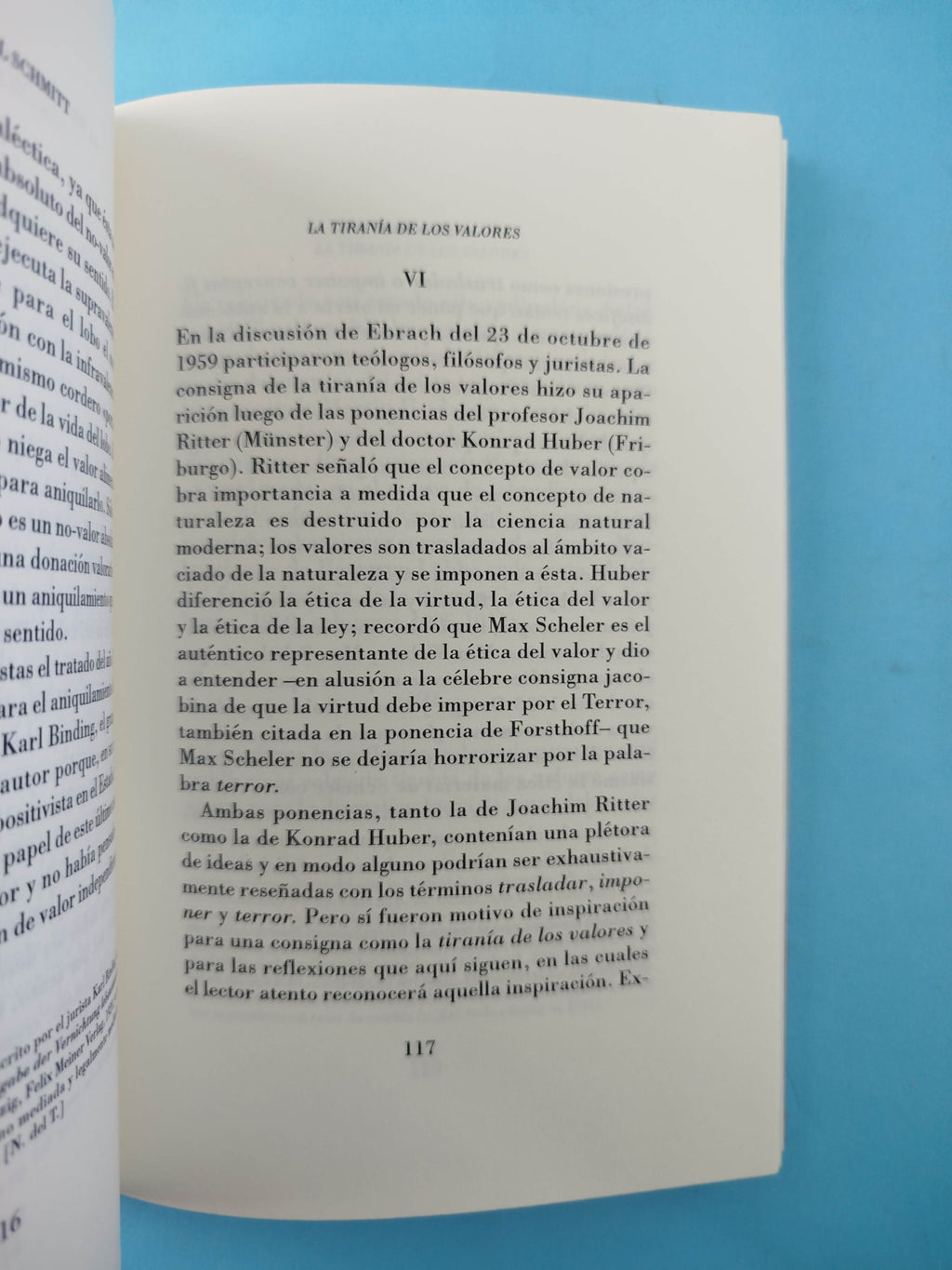 La tiranía de los valores by Carl Schmitt