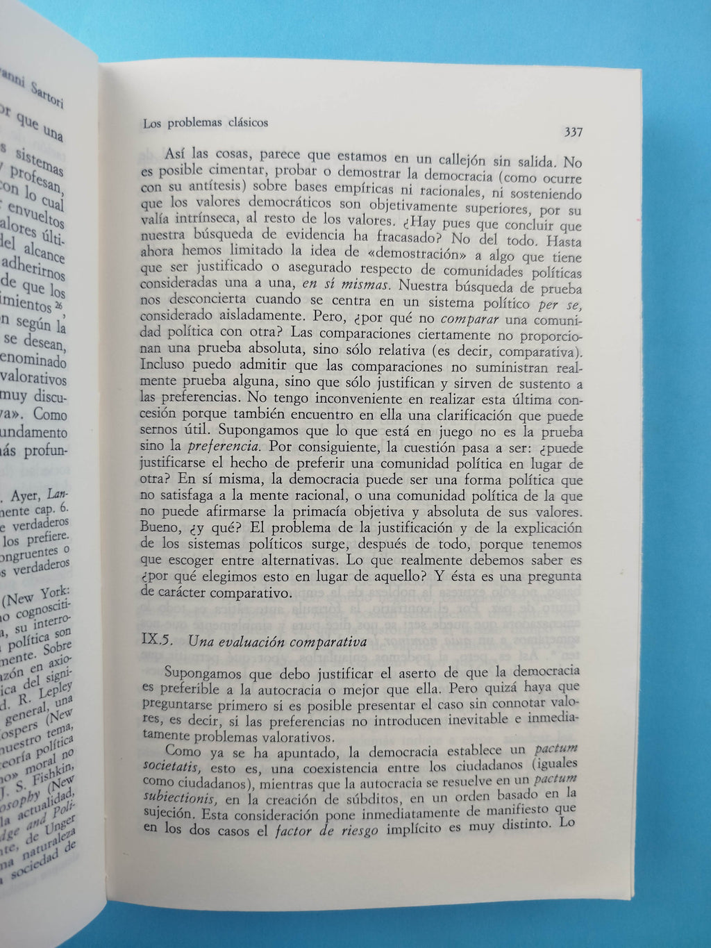 Teoría de la democracia (2 Tomos ) by Giovanni Sartori