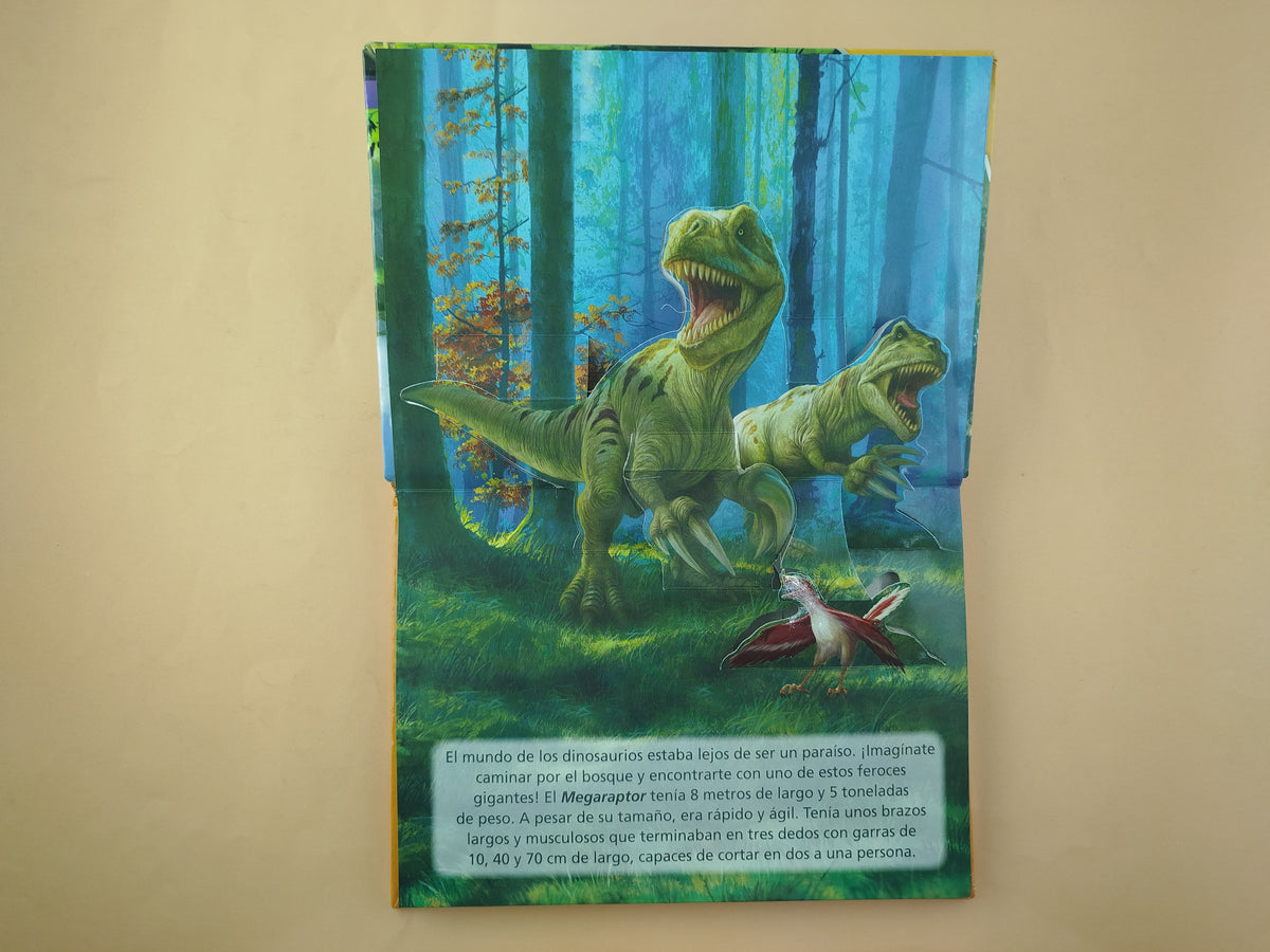Dinosaurios Pop Up 3D Los Más Feroces by varios Autores