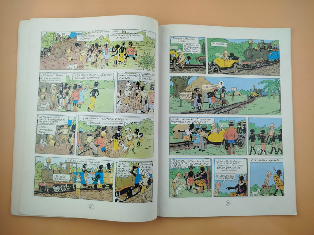 Tintín en el Congo by Georges Remi