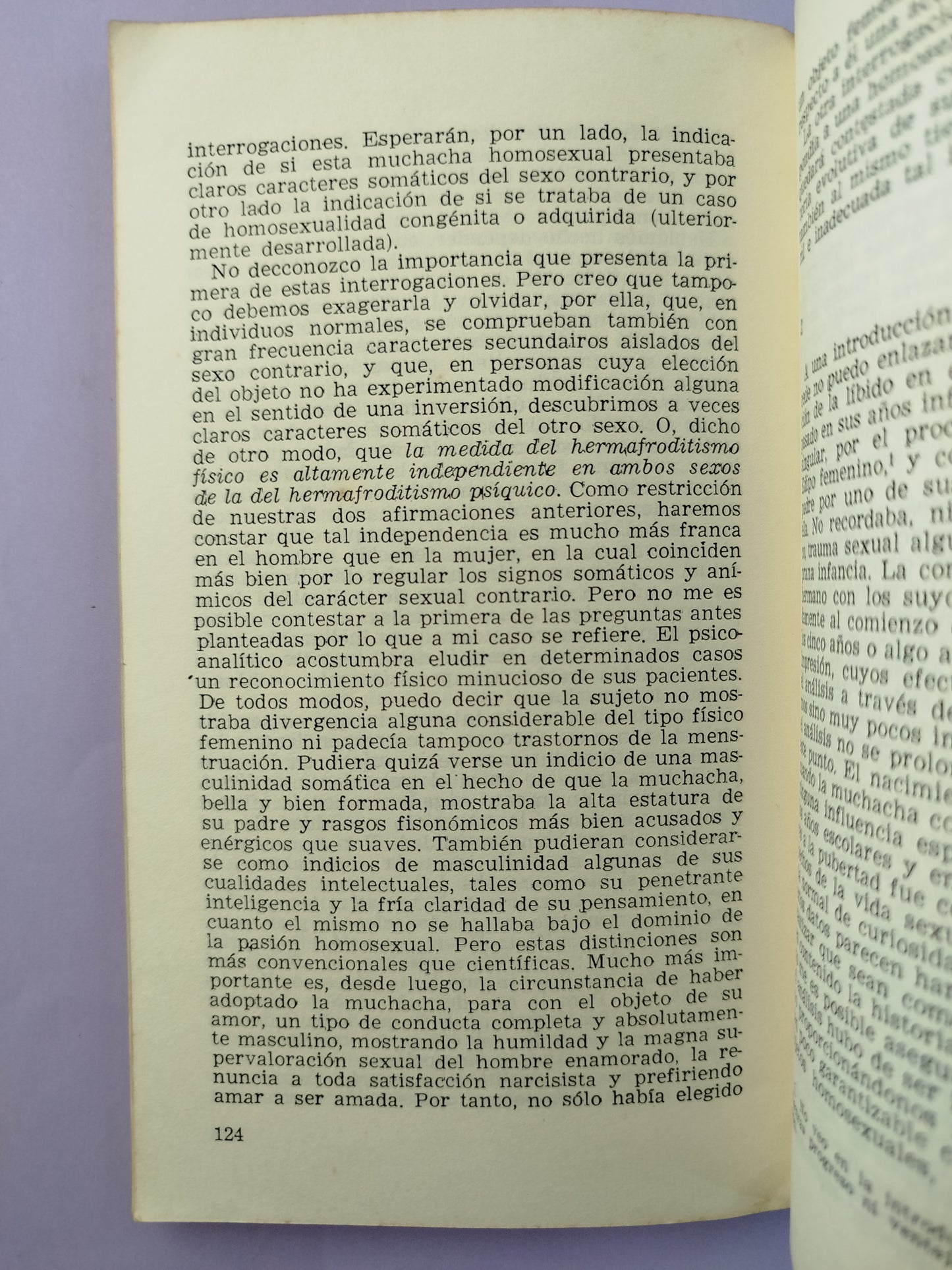 La femineidad como máscara