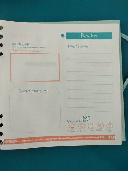 Planeador diario una meta sin plan es solo un deseo