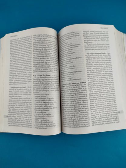 Nuestra sagrada biblia letra grande misión continental