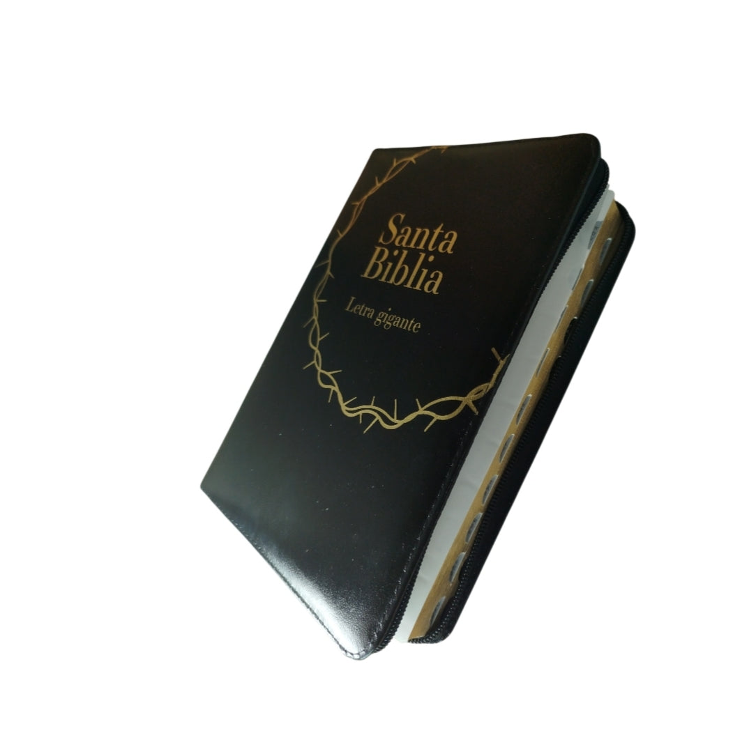Biblia RVR 1960 negra letra gigante índice by Reina Valera 1960