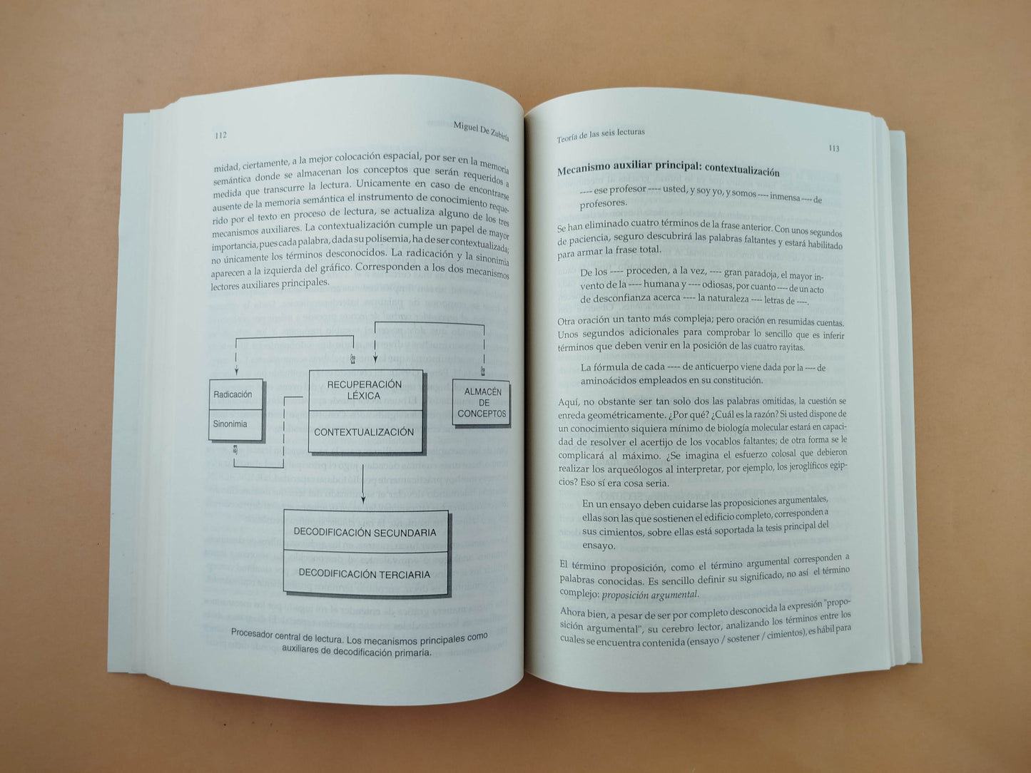 Teoría de las seis lecturas 2 tomos mecanismos del aprendizaje semántico