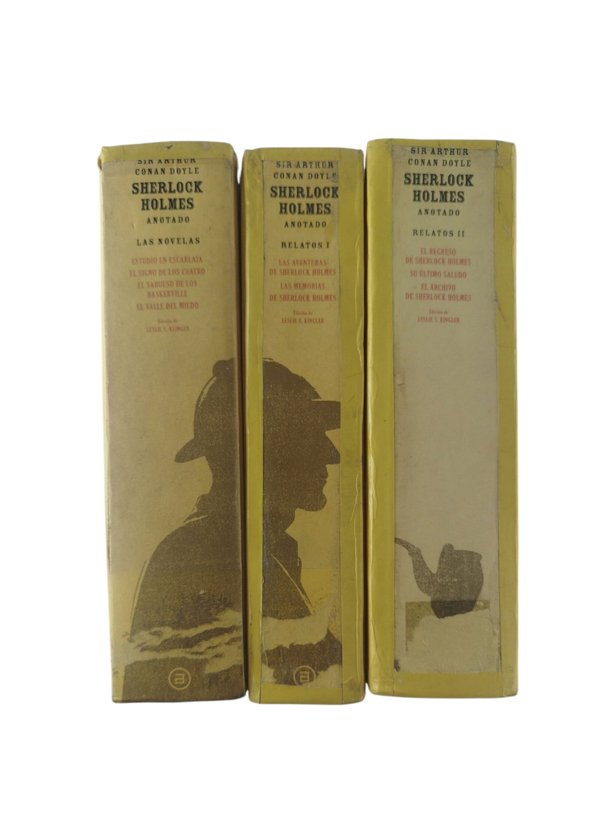 Sherlock Holmes anotado Relatos, las novelas 3 tomos by Arthur Conan Doyle
