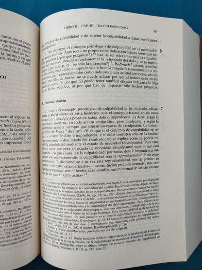 Derecho penal: parte general , fundamentos y teoría de la imputación 2da corregida