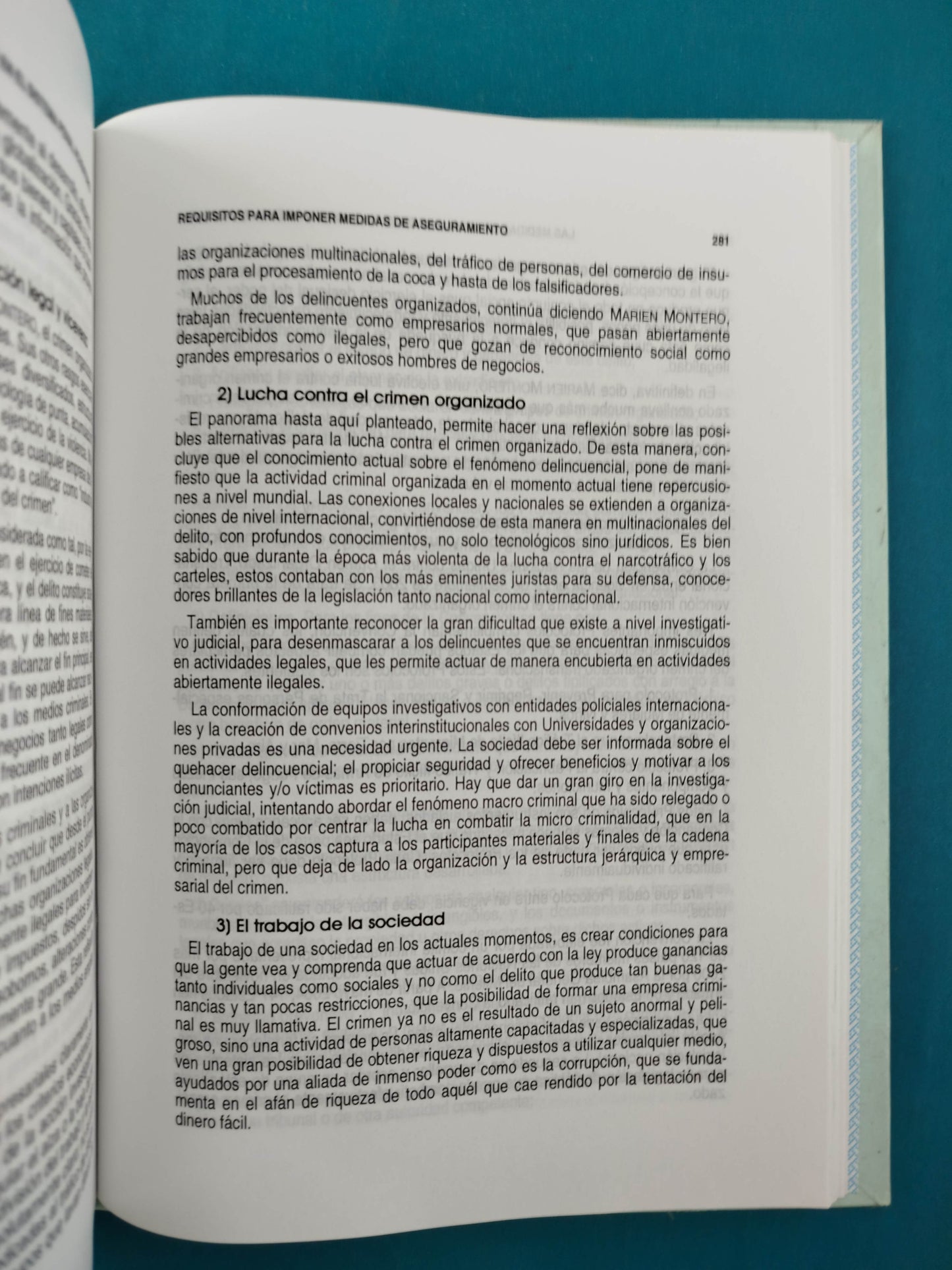 Las medidas de aseguramiento en el sistema en el sistema penal acusatorio