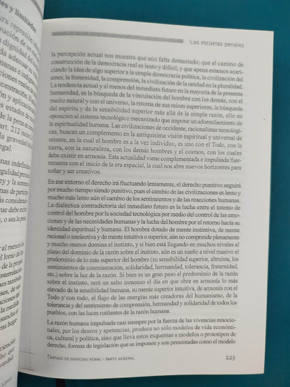 Tratado de derecho penal Parte general tomo 1